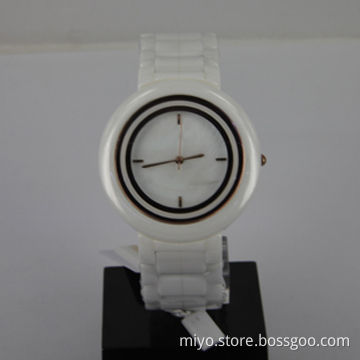 Ceramic watch with fashionable, fancy, novelty and nice, OEM and ODM orders are welcome